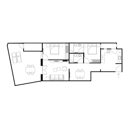 B3mal1081- New 2br Flat With Private Terrace *